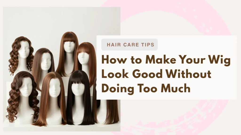 How to Make Your Wig Look Good Without Doing Too Much